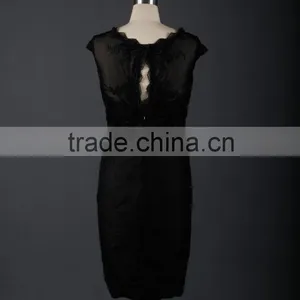 QM-1 Black Two Pieces Lace Mother Of The Bride Dresses thumbnail-4