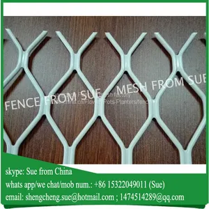 Powder Coated White Color Meg Netting Aluminum Grid Mesh for Sale thumbnail-1