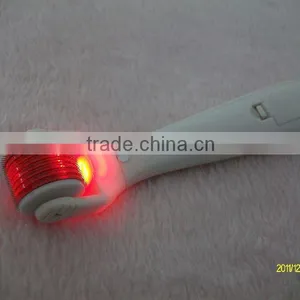 Skin Care Derma Roller Changeable Heads and Vibrating Function LED Dermaroller thumbnail-1
