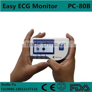 Handheld Portable Color Screen ECG EKG Easy ECG Monitor thumbnail-1