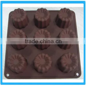 Newest Beautiful Flower Shape Silicone Cake Mold thumbnail-1