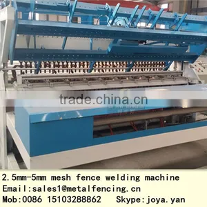 Hebei Supplier 2.5m Width Guard Fence Facility Flat Fence Panels Producing Equipment 2.5mm~5mm Metal Wire Mesh Welding Machine thumbnail-2