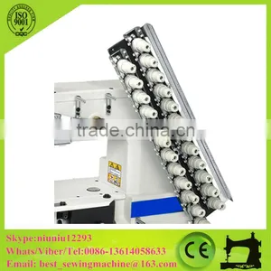 12 Needles 1/4 Inch (6.4mm) Gauge Double Chainstich Sewng Machine Siruba Sewing Machine Price CS-VC009 thumbnail-3
