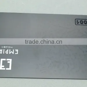 Fashion Matte Surface VIP Card Metal Card With Black Plating thumbnail-2