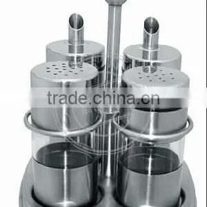 Stainless Steel Sugar Dispenser Set for Restaurant thumbnail-1