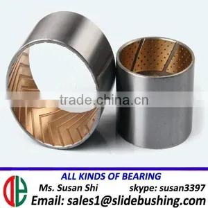 Compound Bush Bimetal Teflon Copper Steel Self Lubricated Bearings Scheibe Teflon Ptfe Thread Seal Tape Bimetal Bushing thumbnail-1