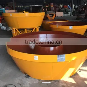 High Performance Gold Selecting Machine / Gold Ore Grinding Mills / Wet Pan Mill for Gold Price thumbnail-2