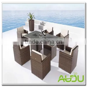 Audu Perth Balcony Patio Dining Set,Wicker Dining Set thumbnail-1
