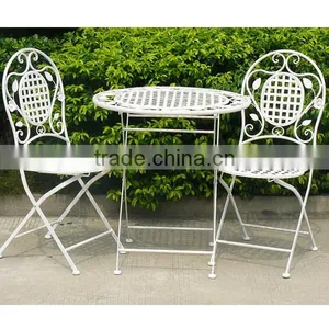 Vintage Folding Garden Table And Chair thumbnail-4