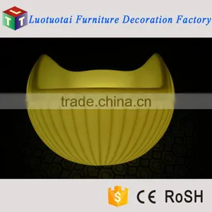 Unique Design LED Conch Shaped Sofa Luminous Shell LED Sofa for Sale thumbnail-1