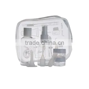2017 New 7Pcs Travel Accessories for Makeup Cosmetic Toiletries Liquid Containers thumbnail-2