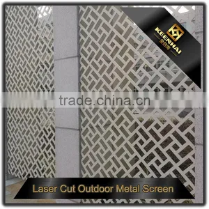 304 Stainless Steel Decorative Laser Cut Outdoor Perporated Metal Screen thumbnail-4