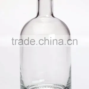 Refillable 750ml Vodka Liquor Display Glass Bottle With Synthetic T-Top Stopper thumbnail-2
