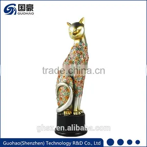 Wholesale Cat Sculpture Bronze Lucky Cat Statue thumbnail-1