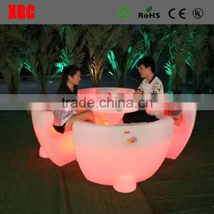 Bar Tables Lighting, Glow Table 4 Pcs a Set thumbnail-1