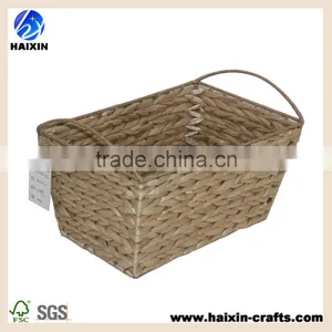 Water Hyacinth Grass Storage Basket thumbnail-1