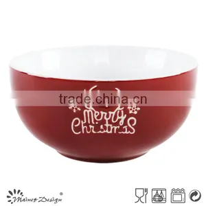 Ceramic Salad Bowls/ceramic Christmas Bowls thumbnail-1
