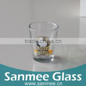 Mini Souvenir Personalized Decal Tequila Shot Glass thumbnail-1