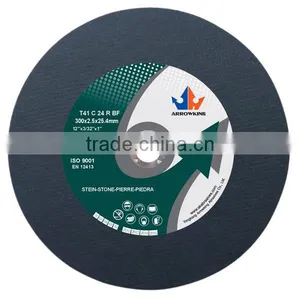 12"(300x2.5x25.4mm) Flat Resin Bonded Reinforced Cutting Wheel For Stone thumbnail-1