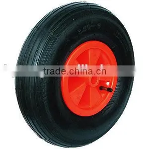 3.50-6 Pneumatic Rubber Wheel Plastic Rim thumbnail-2