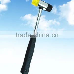 Double-face/ Soft Face Plastic Mallet With Steel Handle thumbnail-1