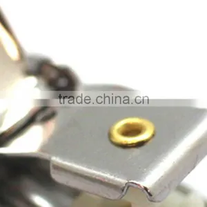 Nickel Plate 1 Inch Fashion High Quality Metal Suspender Clip With Plastic Teeth Inside for Garment thumbnail-3