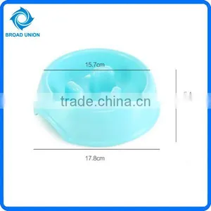 Wholesale Travel Dog Bowl Plastic Slow Feed Dog Bowl thumbnail-2