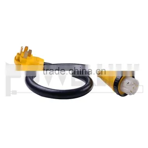 S80269 50AMP RV Cord W/Regular Plug RV Marine Plug With Power Light 30FT thumbnail-1