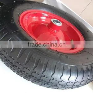 4.00-8 Inch Solid Lowest Price Garden Rubber Wheel for Wheelbarrow thumbnail-2