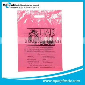 Degradable Disposable HDPE Plastic Die Cut Handle Bag thumbnail-3