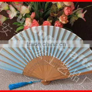 Japanese Silk Folding Fan for Ladies thumbnail-2