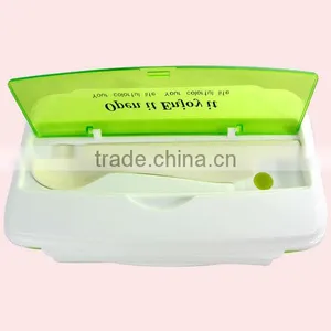 Food Grade Kids Plastic Bento Lunch Box With Lock thumbnail-2