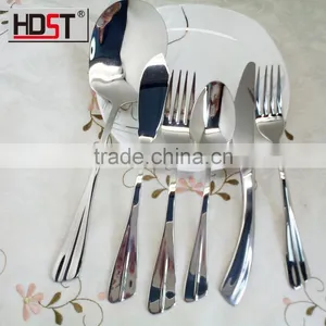 German Stainless Steel Cutlery Restaurant Good Quality 30pcs Kinds of Flatware Set thumbnail-2