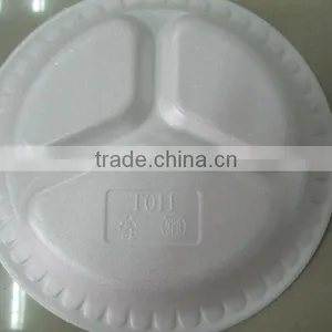 3-compartment Disposable Foam Plate thumbnail-1