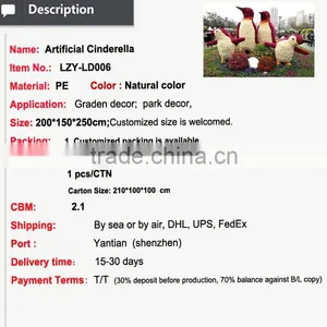 OEM Artificial Boxwood Topiary Landscape Grass Animal for Garden Decoration thumbnail-2