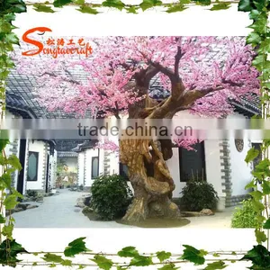 Customized Fiberglass Artificial Cherry Blossom Tree Space Decoration Artificial Cherry Blossom Tree thumbnail-2