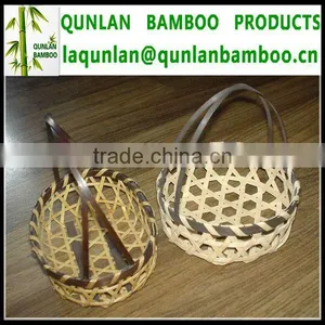 Eco-friendly Handmade Bamboo Basket thumbnail-1