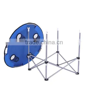 Folding Canvas Camping Table With Cup Holder thumbnail-2