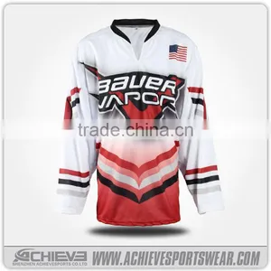 Custom Game Practice Sublimated Hockey Jerseys Club Training Hockey Shorts Socks Polyester Bespoke Hockey Hoodies thumbnail-4