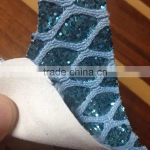Hot Sale PVC Glitter Leather Wholesale for Shoes and Bags thumbnail-1