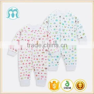 Wholesale Baby Long Sleeves Bodysuits 100% Cotton, Baby Unisex Autumn Clothes thumbnail-1