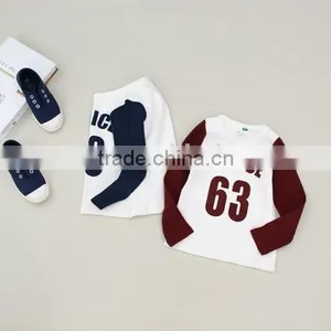 Latest Long Sleeve Sport Design Children Tshirt Kids Longsleeve t Shirt thumbnail-5