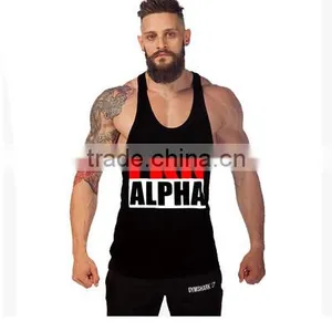 2016 Trade Assurance 100% Cotton Custom Print Athletic Tank Top thumbnail-3
