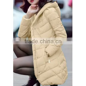 2015 Hot Selling Ladies Winter Light Collect Waist Padded Jacket thumbnail-5