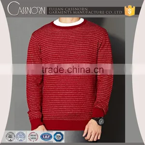 2015 Long Sleeve Rib Knit Cuff Pullover Fashion Sweater for Men thumbnail-1