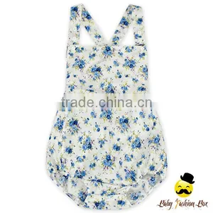HYB178 Yihong Fancy Printed Flowers Baby Soft Cotton Romper Designer Net Punjabi Suits thumbnail-2