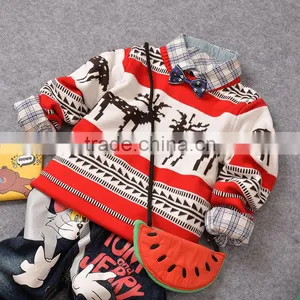S15309A Hot Sale Knitting Patterns Winter Pullover 100% Cotton Boys Sweater Design thumbnail-3