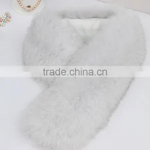 Myfur New Arrival Natural Or Dyed Women Men Jacket Detachable Fox Fur Collars thumbnail-1