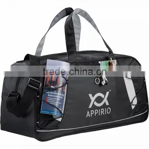 Shockwave 19" Sports Duffel Bag - Has Elastic Bungee Cords, Pen Loop and Comes With Your Logo. thumbnail-5