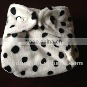 Printed Minky Baby Cloth Diaper thumbnail-1